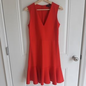 J Crew 365 Red Stretch Ponte Sheath Dress Size 4